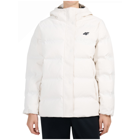 Kurtka zimowa damska 4F Down Jacket F0927 beżowy Beige