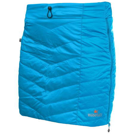 Damska spódnica zimowa Warmpeace Shee niebieski ocean/mustard