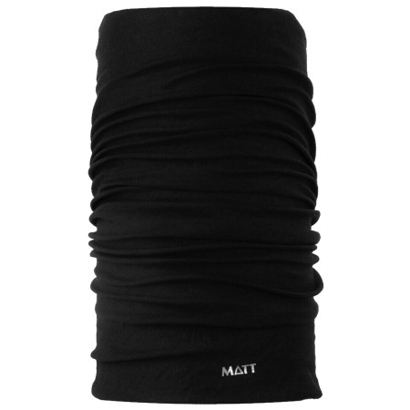 Komin Matt Wool Scarf czarny black