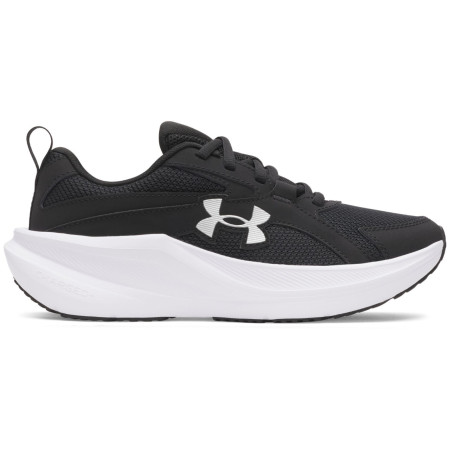 Dziecięce tenisówki Under Armour UA Ggs Assert 11 Black czarny/srerbny Black / Black / Metallic Silver