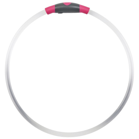Świecąca obroża dla psa Nite Ize NiteHowl® Rechargeable LED Safety Necklace różowy Tie Dye Pink