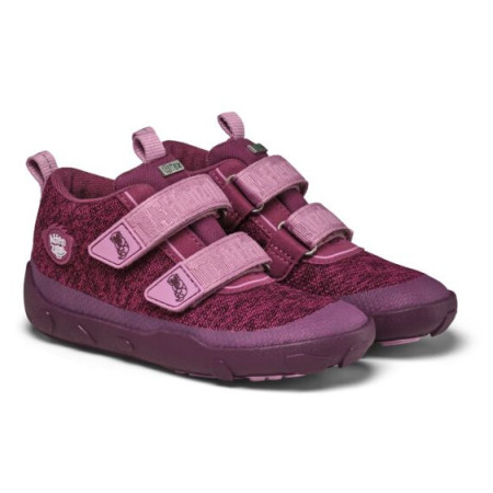 Buty barefoot dziecięce Affenzahn Low Boot Knit Happy Otter fioletowy Otter