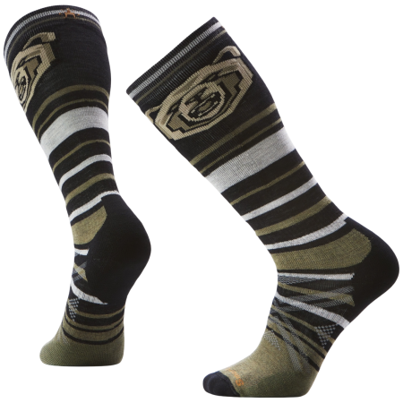 Skarpety narciarskie Smartwool Ski Full Cushion Growling Grizzly OTC czarny/zielony BLACK