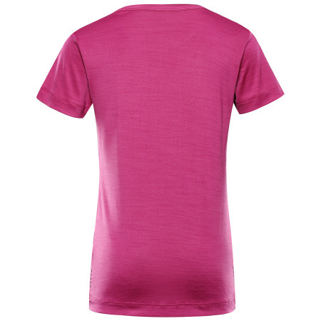 T-shirt dziecięcy Alpine Pro Basiko Fuchsia
