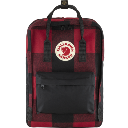 Plecak Fjällräven Kånken Re-Wool Laptop 15" czarny Redblack