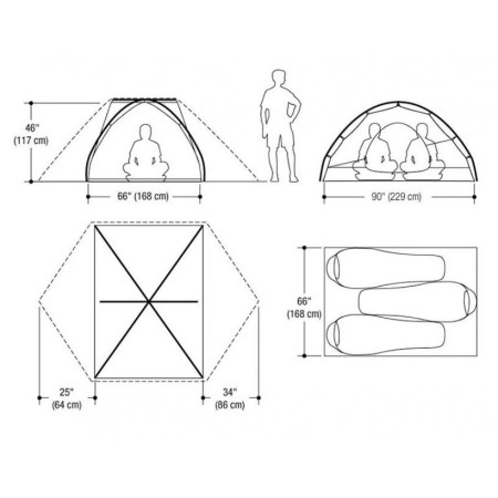 Ultralekki namiot Marmot Tungsten UL 3P