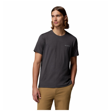Koszulka męska Columbia Parsons Point™ SS Back Graphic Tee czarny Black Heather, Splatter Gem