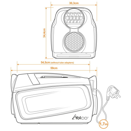Klimatyzacja Yolco TC390
