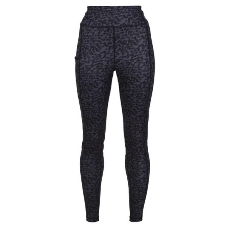 Damskie legginsy Regatta Holeen Legging II czarny/szary SealGreyPrnt