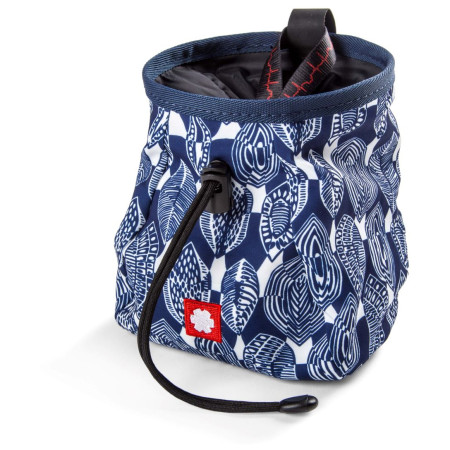 Worek na magnezję Ocún Lucky + Belt niebieski/biały AbstraBlue