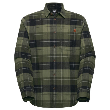 Koszula męska Mammut Trovat Longsleeve Shirt Men zielony/czarny 40299 marsh-black