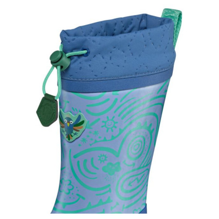 Kalosze dziecięce Affenzahn Rainboot Vegan Puddly Bird of Paradise