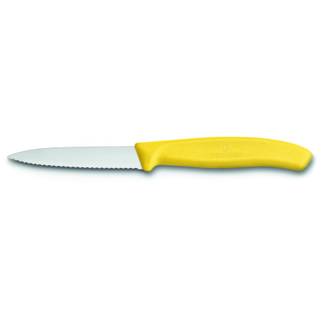 Nóż do warzyw Victorinox ząbkowany 8cm 6.7636 żółty
