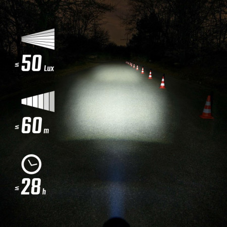 Przednia lampka Sigma Aura 50