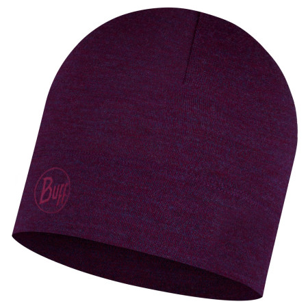 Czapka Buff MW Merino Wool Hat fioletowy PurplishMelange