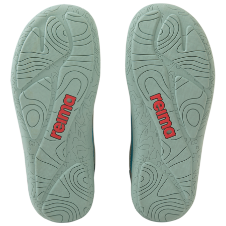 Buty barefoot dziecięce Reima Tallustelu Stone Green