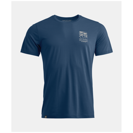 Męska koszulka Ortovox 150 Cool Mtn Mission Ts M ciemnoniebieski Deep Ocean