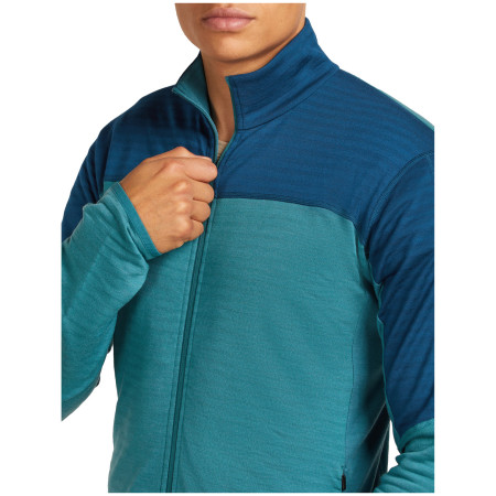 Męska bluza Icebreaker Men Merino Blend 300 RealFleece™ Descender LS Zip