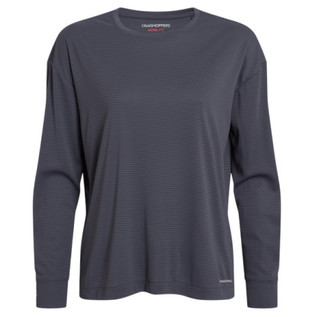 Koszulka damska Craghoppers NosiLife SolarShield+ Long Sleeved T-Shirt ciemnoszary Anthracite