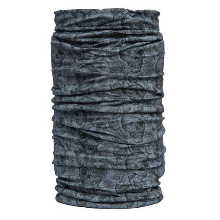 Komin wielofunkcyjny Sensor Tube Merino Impress szary Black/Skulls