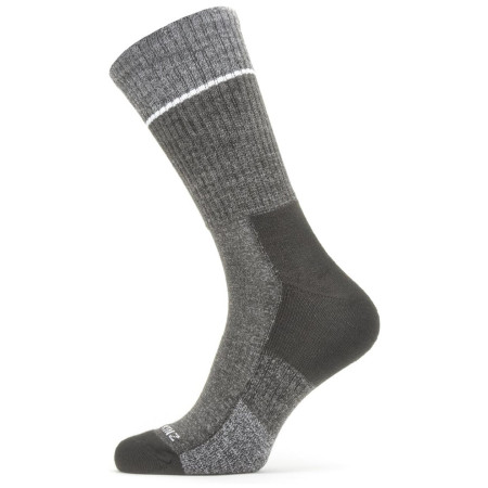 Skarpetki SealSkinz Solo QuickDry Mid Length Socks czarny/szary Black/Grey