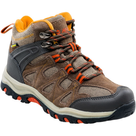 Buty dziecięce Hi-Tec Kaori Mid WP Jr brązowy Brown/DarkBrown/Orange