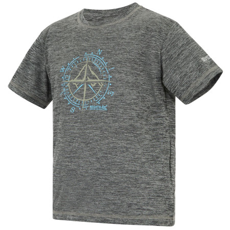 T-shirt dziecięcy Regatta Alvarado Black Marl