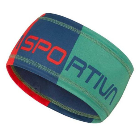Opaska La Sportiva Diagonal Headband 2021 niebieski/zielony Poppy/Opal
