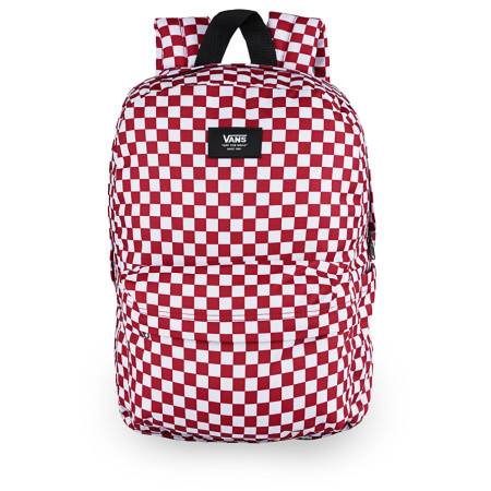 Plecak Vans MN Old Skool Check Backpack czerwony/biały ChiliPepper/Checkerboard