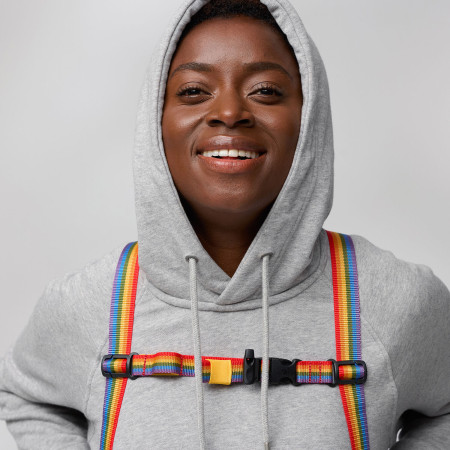 Pas do pomiaru tętna Fjällräven Kånken Rainbow Chest Strap