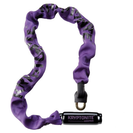 Zapięcie rowerowe Kryptonite Keeper 785 Integrated Chain 85 cm fioletowy Purple
