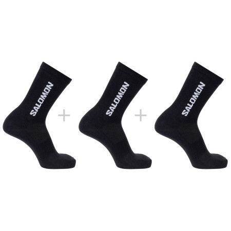 Skarpety Salomon Everyday Lite Crew 3-Pack czarny Black