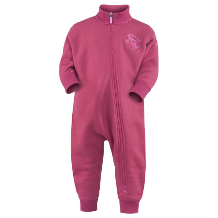 Kombinezon dziecięcy Devold Polar Baby Playsuit różowy Raspberry
