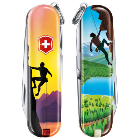 Składany nóż Victorinox Classic LE Climb High żółty ClimbHigh