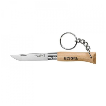 Breloczek do kluczy Opinel N°04 Inox jasnobrązowy