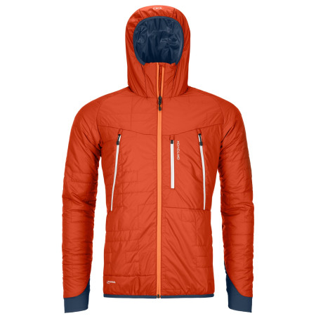 Kurtka męska Ortovox Swisswool Piz Boè Jacket M (2022) pomarańczowy DesertOrange
