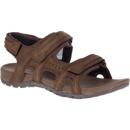 Sandały męskie Merrell Sandspur Lee Backstrap brązowy DarkEarth