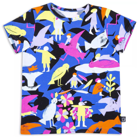 T-shirt dziecięcy Wouki Bara Magenta