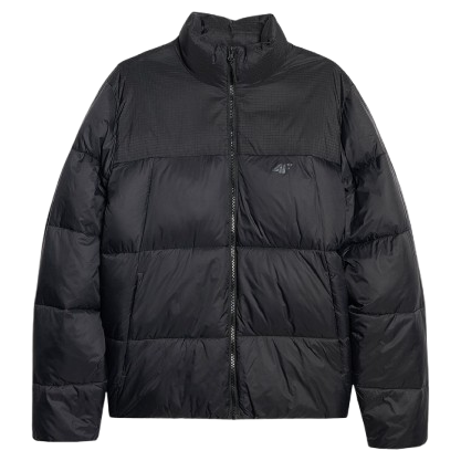 Kurtka męska 4F Down Jacket M601 czarny DEEP BLACK