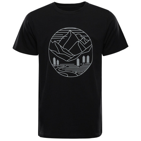 Koszulka męska Alpine Pro Morol czarny BLACK VARIANTA PC