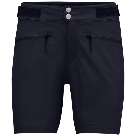 Spodenki damskie Norrona femund flex1 lightweight Shorts czarny Caviar Black