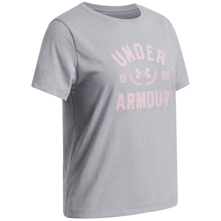Dziecięca koszulka Under Armour UA G Varsity SS Mod Gray Light Heather