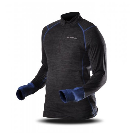 Męska bluza Trimm Clinic szary/niebieski grey melange/ jeans blue