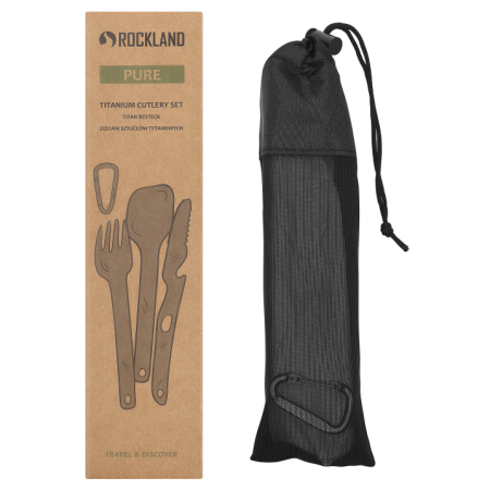 Zestaw sztućców Rockland Titanium Pure