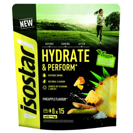 Izotonik w proszku Isostar Hydratace & Výkon 450 g żółty