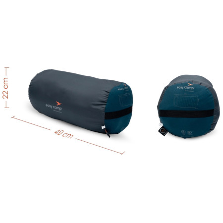 Śpiwór Easy Camp Raven I Square XL 5°C - Left zipper