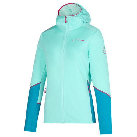 Bluza damska La Sportiva Cosmic Hoody W niebieski/jasnoniebieski Turquoise/Crystal