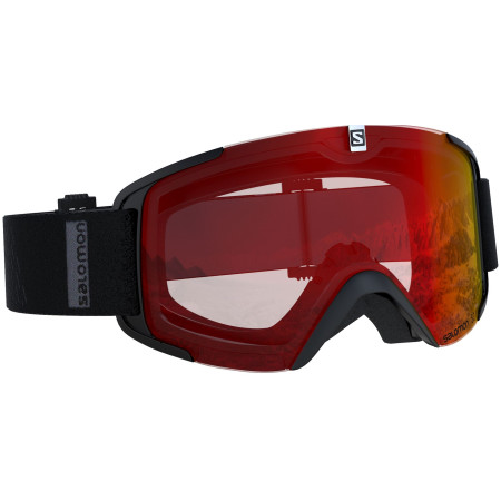 Gogle narciarskie Salomon Xview Black Mid Red