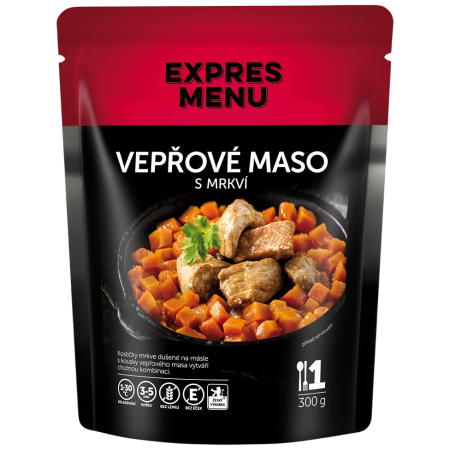 Gotowe jedzenie Expres menu Wieprzowina z marchewką 300 g