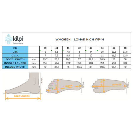 Buty męskie Kilpi Lomar High Wp-M